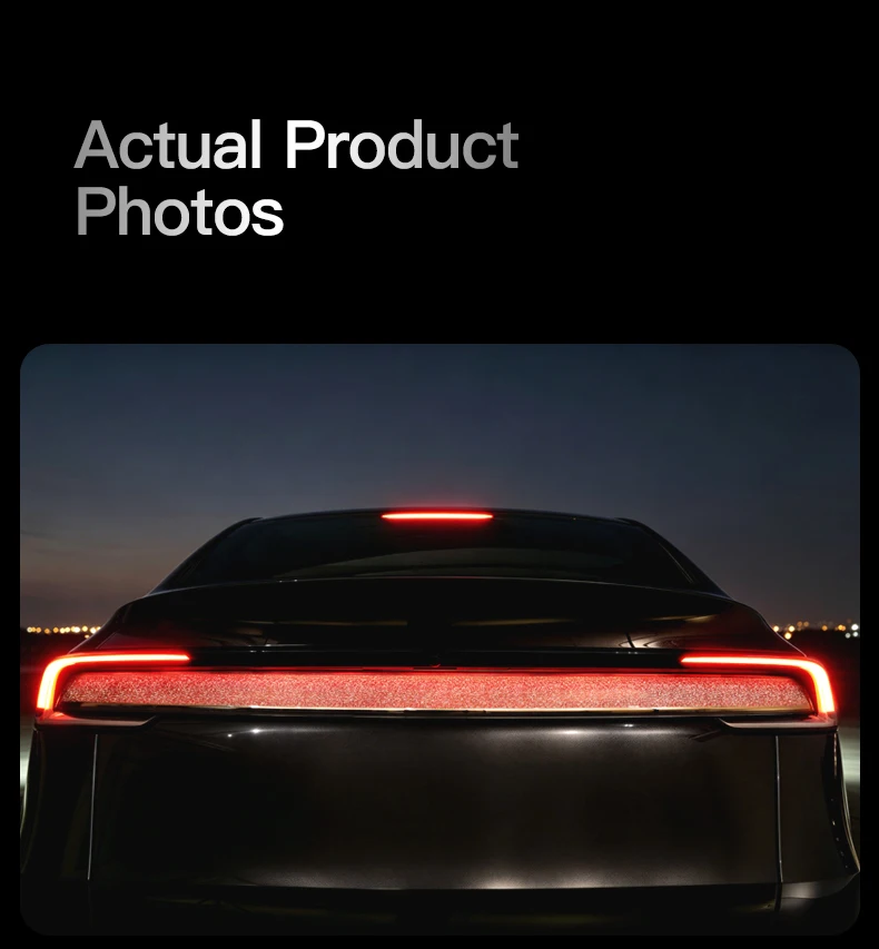 YZ Design für Tesla Rücklicht-Aufkleber Heckklappen-Zierleiste Modell Y YL Juniper 2025-2026 Premium Bling Auto-Außenmodifikation Zubehör – Detail 12
