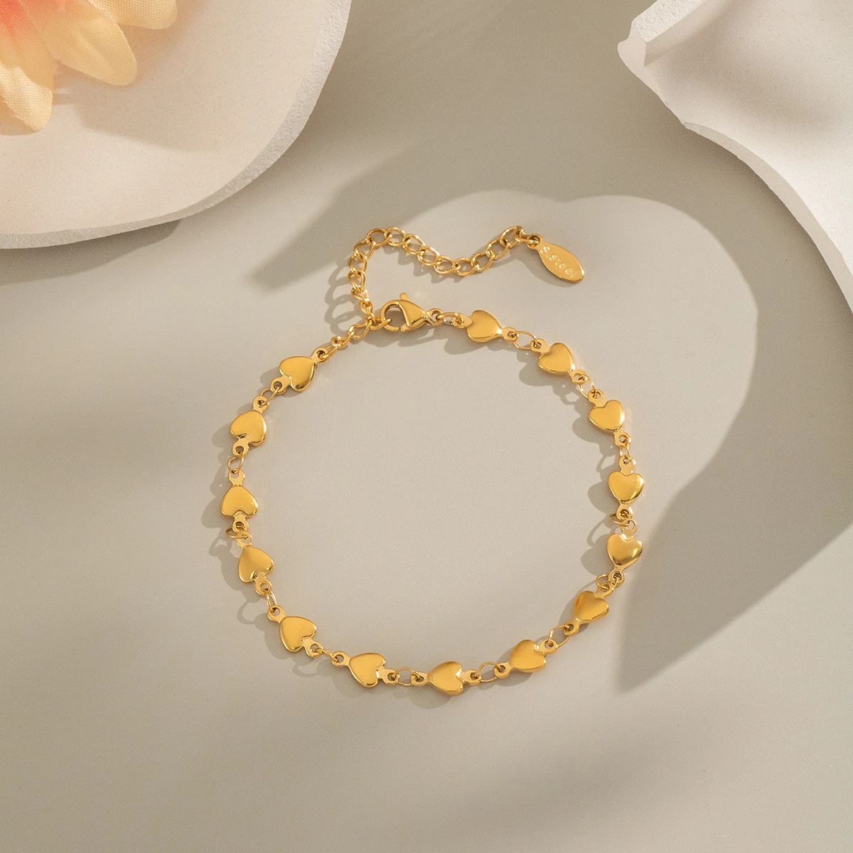 XIANING رائعة كلاسيكية الفولاذ المقاوم للصدأ الذهب اللون سلسلة سوار العصرية سحر اليومية عطلة مجوهرات هدية للنساء #4