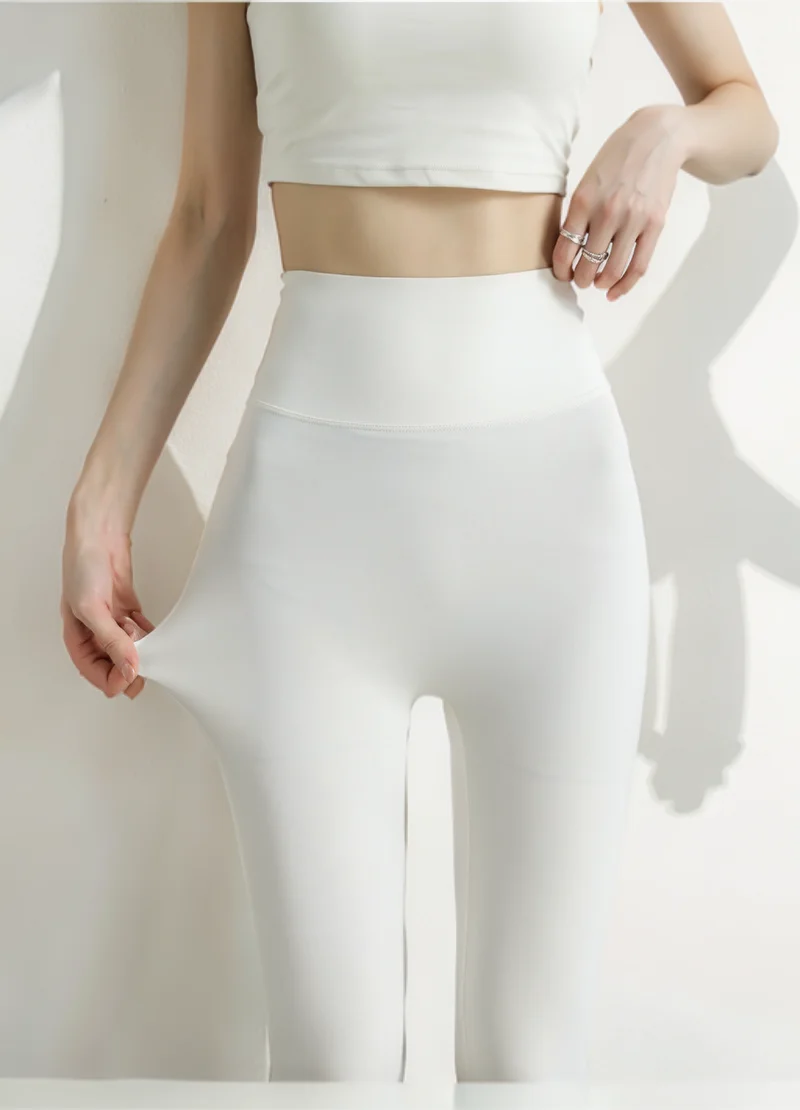 Woman Push Up Leggings -Feel Apparel Tight-Fitting Cute Embroidered Lining Lifted Silky Thick-Look Look  No-Slip Couple