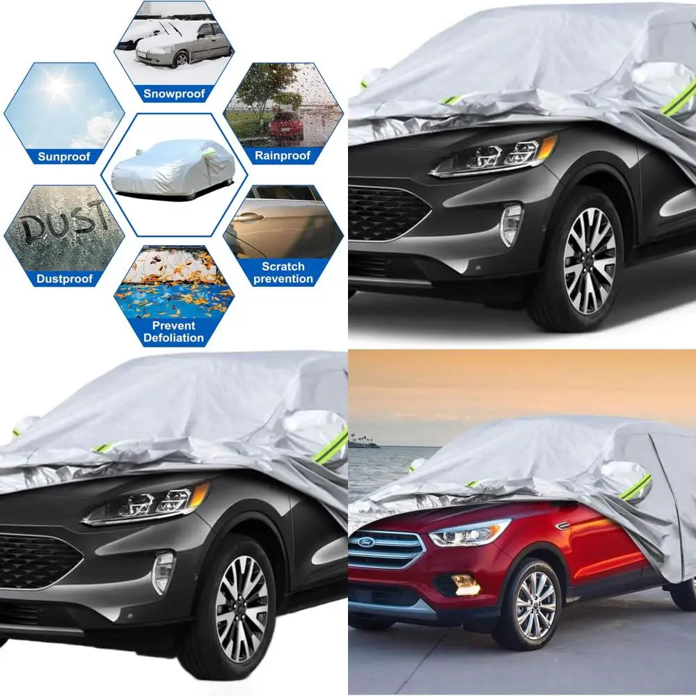 

Custom Tailored Waterproof SUV Cover for Ford Escape 2000-2025, All-Weather Protection with Zippered Access