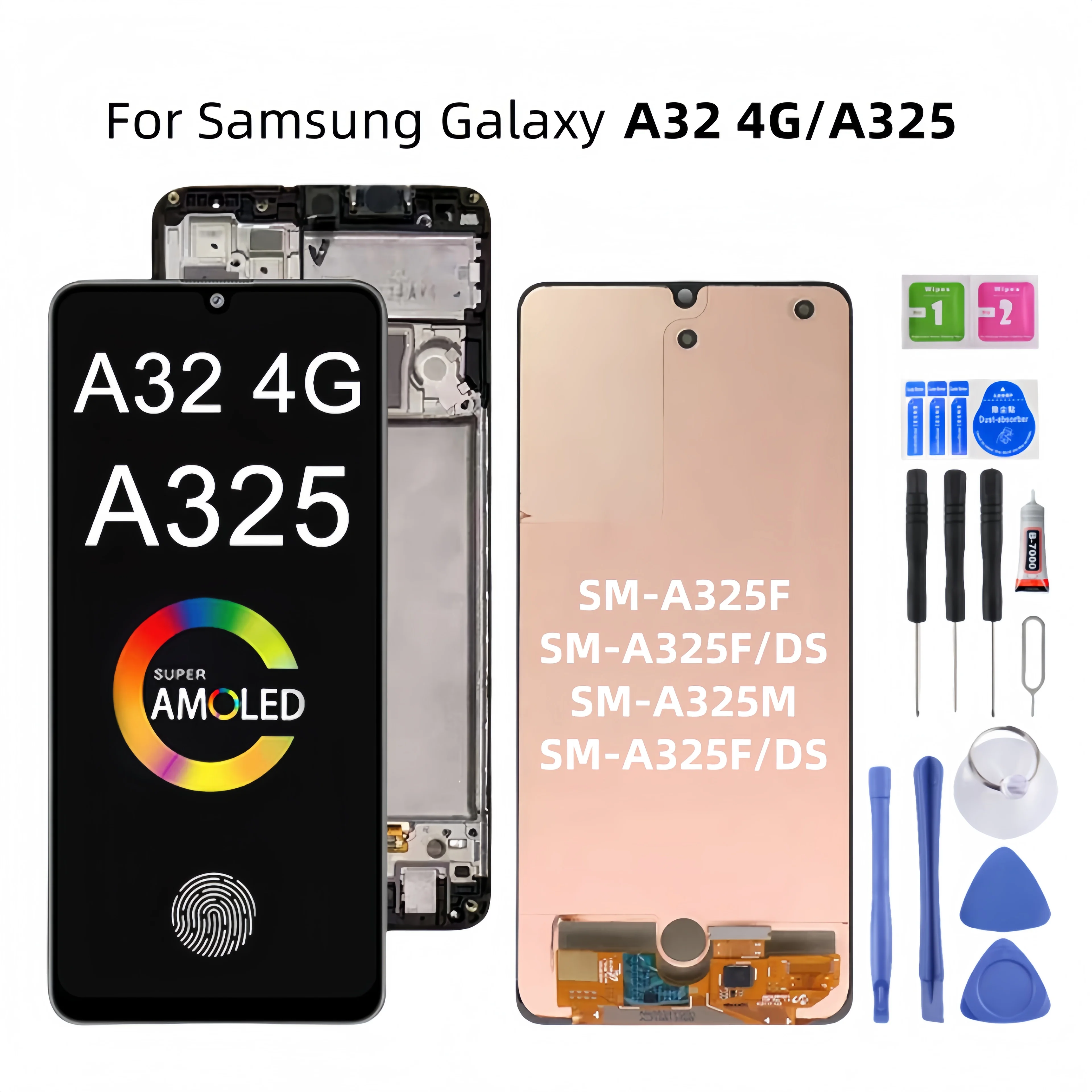 

For Samsung Galaxy A32 4G A325 SM-A325F A325M A325F/DS A325N Lcd Display Touch Screen Digitizer Assembly Replacement