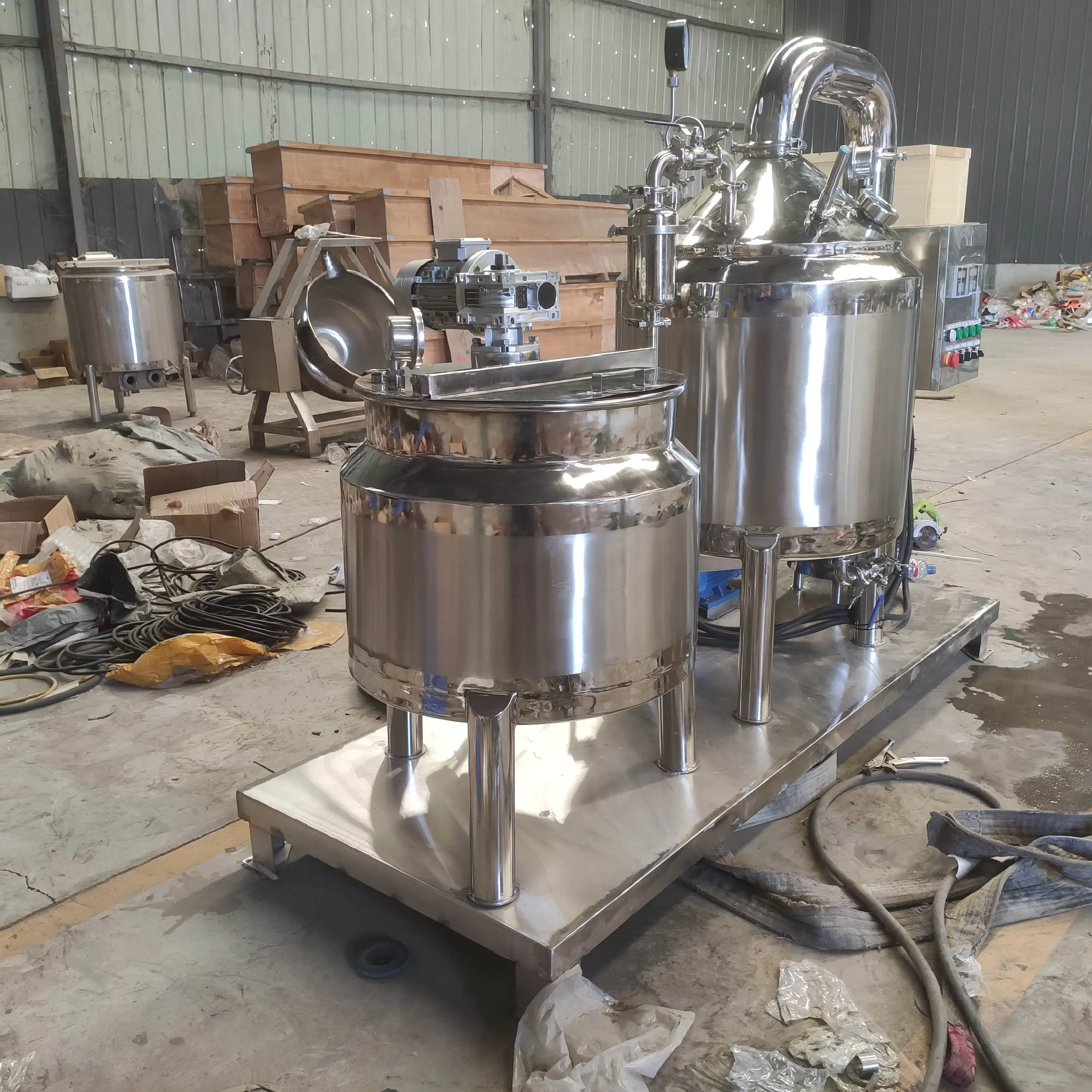 Fully Automatic Vacuum Honey Concentrator, Beeswax Filtering and Concentrating Equipment, Honey Extractor Machine