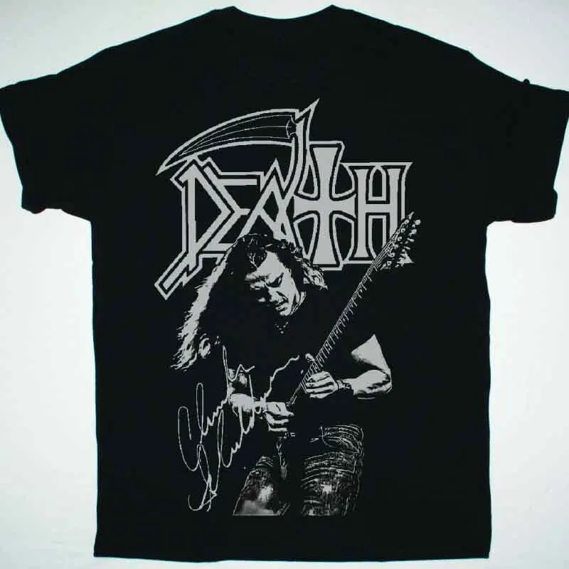 Vtg Chuck Schuldiner Death Band Cotton Black All Size T Shirt For Men MM843