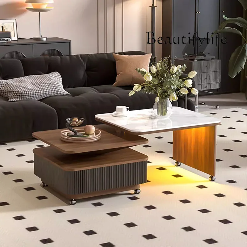 N47 Balcony Design Coffee Table Minimalist Salon Events Large Beauty Room Decor Side Table Cute Unique Mesas Bajas Trendy Furnit