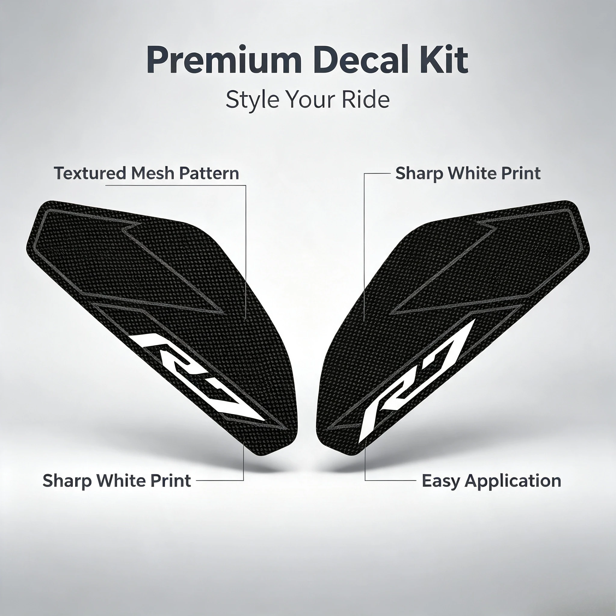 Motorcycle Side Tank Pad Protection Knee Grip Mat for YAMAHA R7 2020-2026