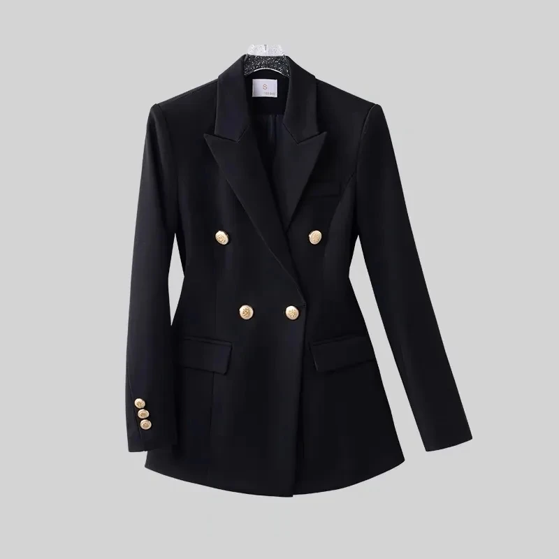 

Korean Blazer Suit Jacket, Women Clothing,2024 New,Professional Formal Attire Interview work Uniform for students Blazers Coats,