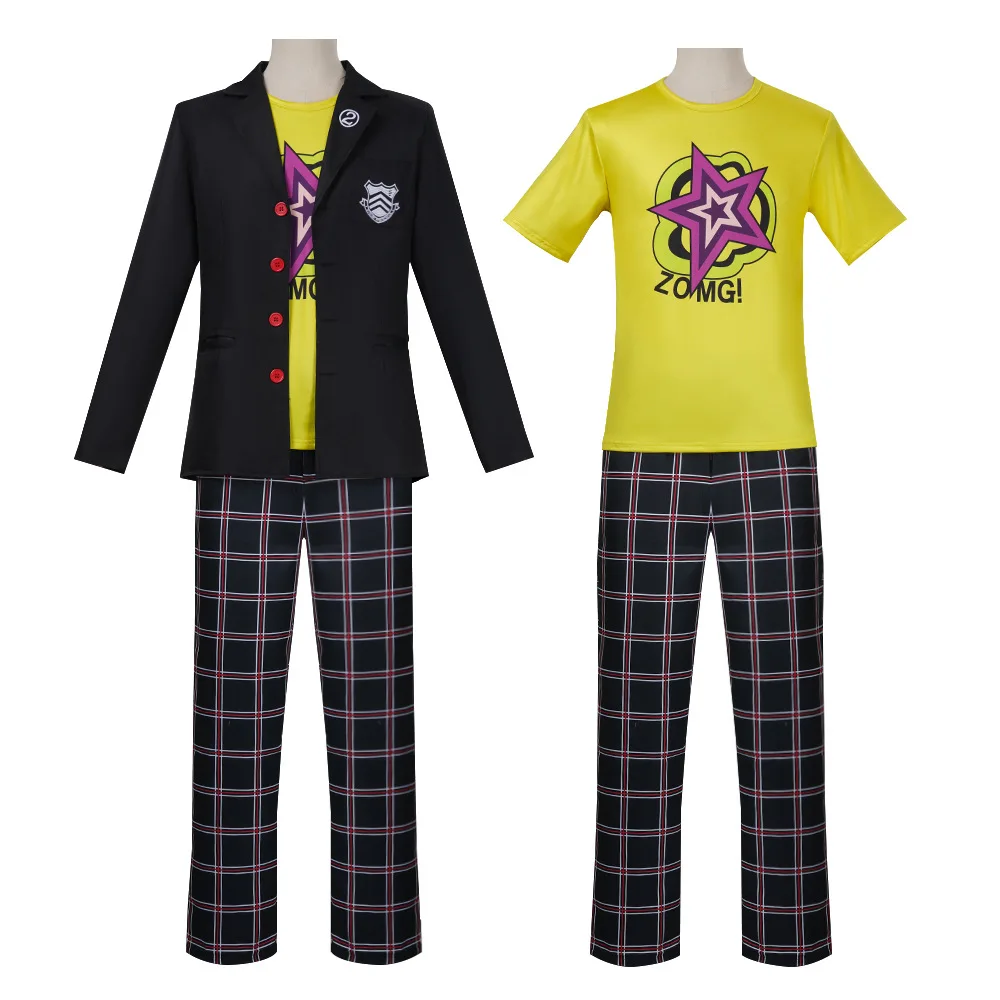 

Rainjiro Amami Ryuji Sakamoto Cosplay Private Shujin Academy Uniform