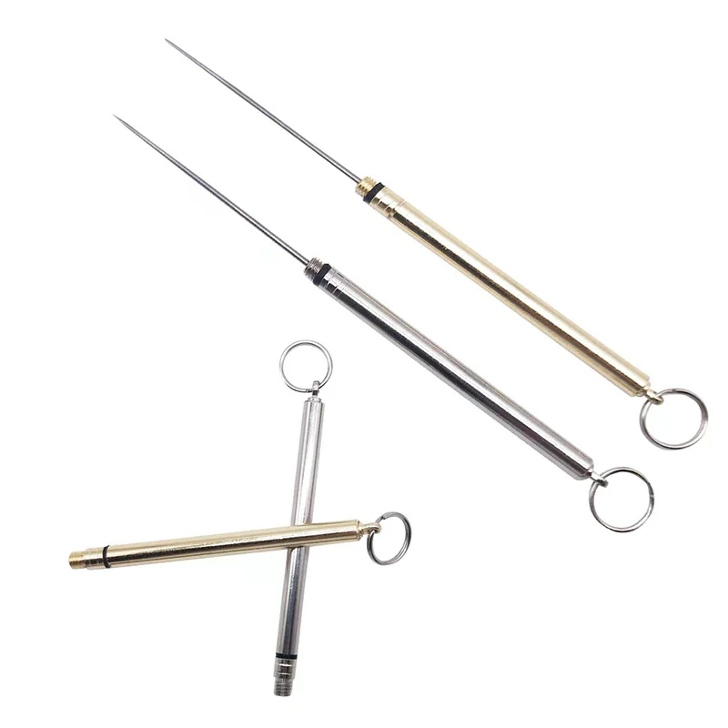 Reusable Toothpick with Waterproof Stainless Steel Toothpick Box Mini Toothpick