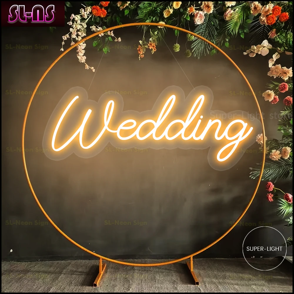 

Large Neon Sign for Mr & Mrs Reception Wedding Decorations Wedding Gifts LED Flexible Neon Lamp Light Signs 100cm Size