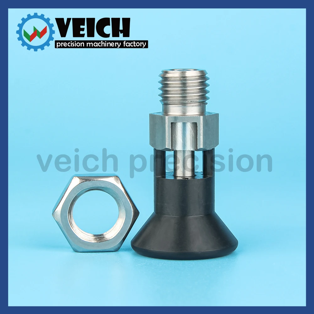 VCN254 M6/8/10/12/16/20mm Stainless Steel Knob Index Plungers Return Type/Self-locking Locating Pins/Bolt With/Without Nuts - view 2