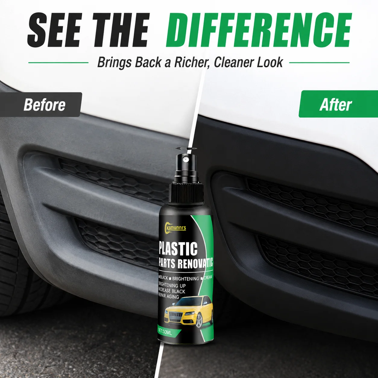 New Car coating spray, interior renovation protector, long-term hydrophobic and scratch resistant coating, instrument panel cent