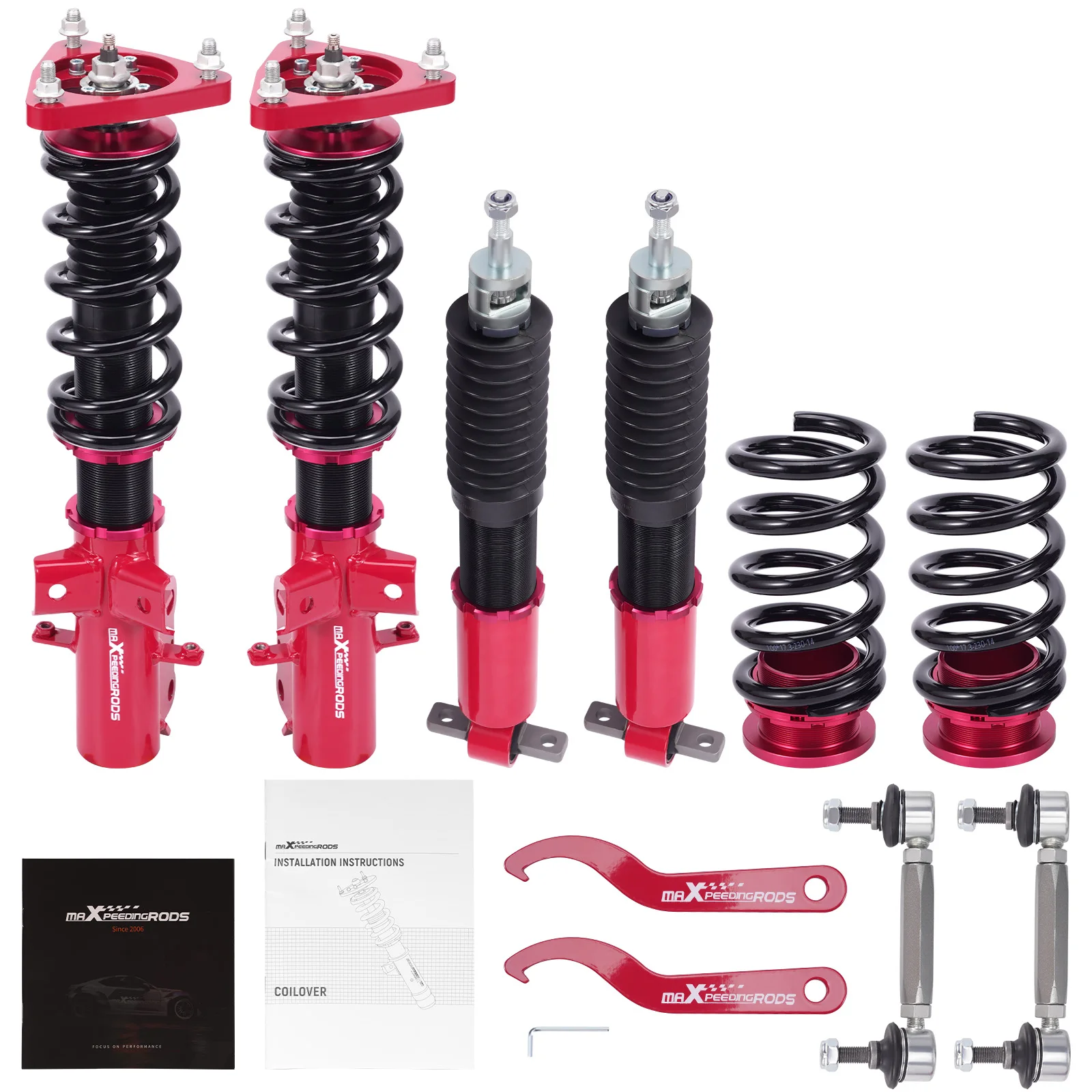 

MaXpeedingrods Coilovers 24 Level Damper Lowering Kit Fit Ford Mustang 2015-2023