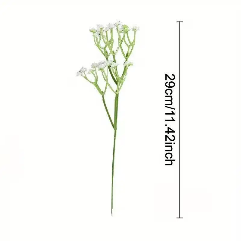 Nicht Verblassende Weiße Künstliche Gypsophila 20 Sträuße 600 Stiele Kunstblumen für Hochzeits-Tischdekoration – Detail 3