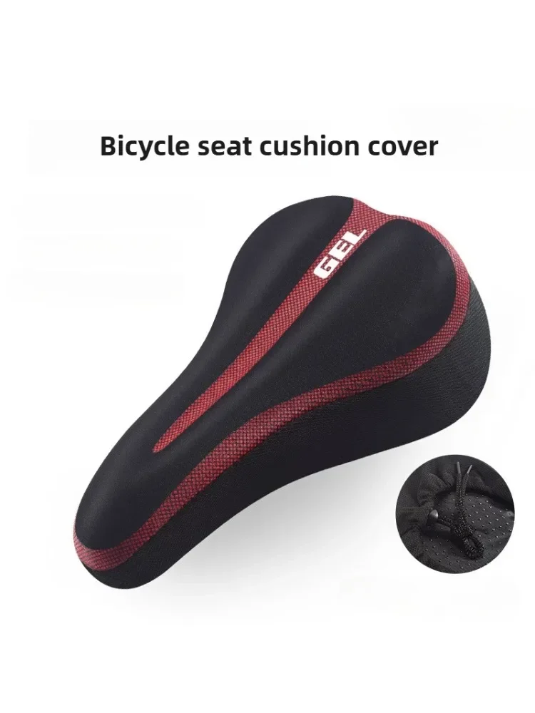 AliExpress Silicone Bike Saddle Cover Soft Thickened Mountain Bike Bicycle Seat Cushion Cycling Gel Pad Cushion Cover Bicycle Accessories
