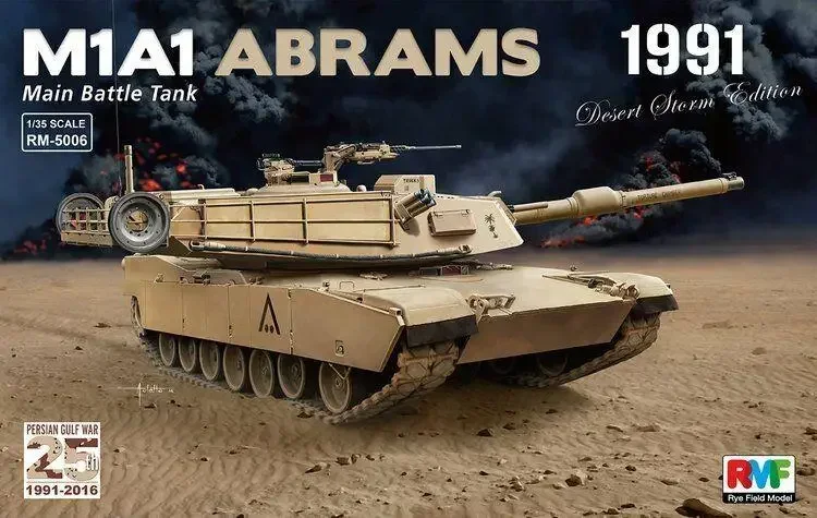 RMF model kit 1/35 RM-5006 M1A1 ABRAMS Main battle tank 1991