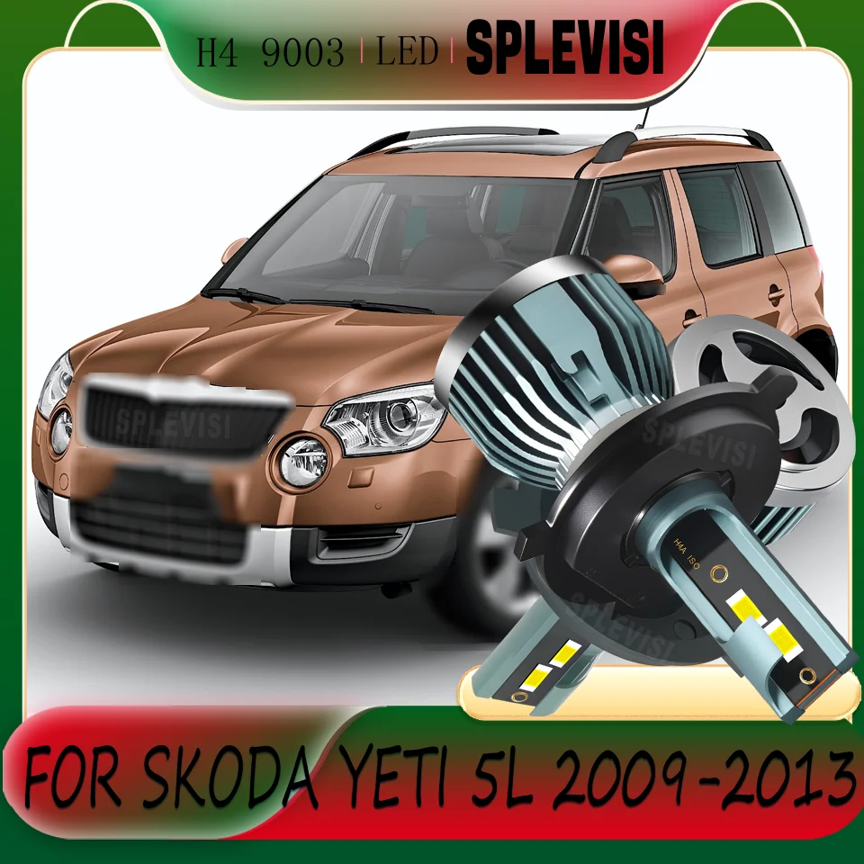 

Plug and Play Design Waterproof IP68 2Pc H4 9003 LED Headlight Bulbs Kit High/Low For Skoda Yeti 5L 2009 2010 2011 2012 2013
