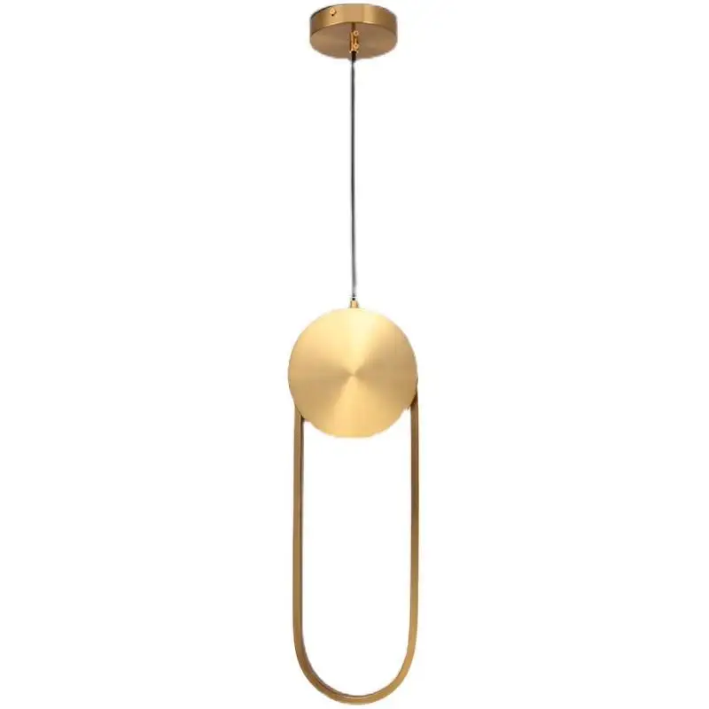 

Nordic personality U-shaped chandelier modern simple bedroom bedside restaurant bar clothing store window model room