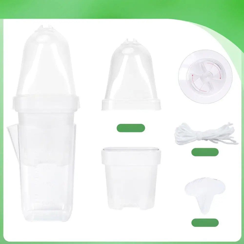 Succulent Seedling Starter Pot Automatic Watering Box Square Plastic Nursery Container Breathable Home Garden Decor