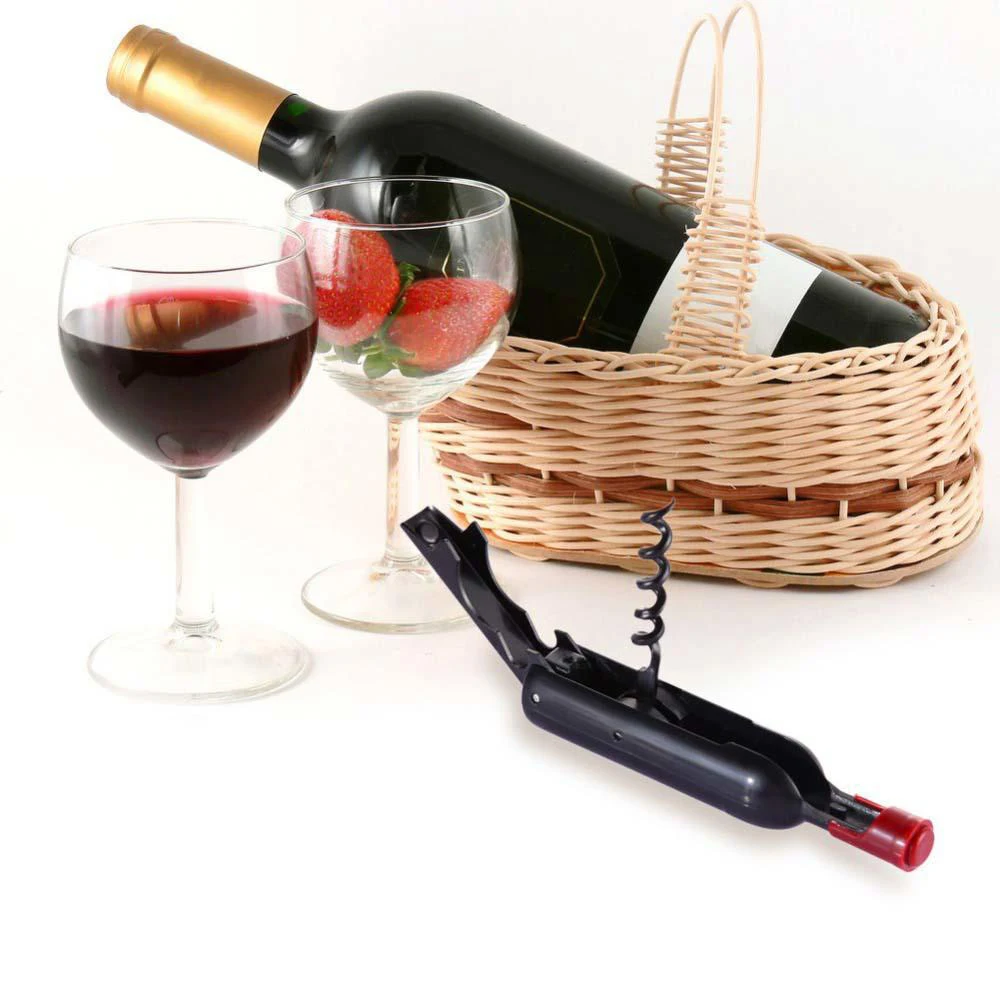 

Foldable Bottle Shaped Wine Opener Multifunctional Champagne Refrigerator Wine Shaped Corkscrew