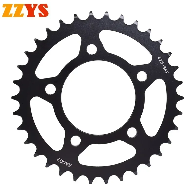 525 34T 36T 41T 42T 43T 44T 46T Tooth Rear Sprocket Gear Star For Benelli 500 Leoncino Euro 4 2018-2020 BN 302 BN302 2015-2021