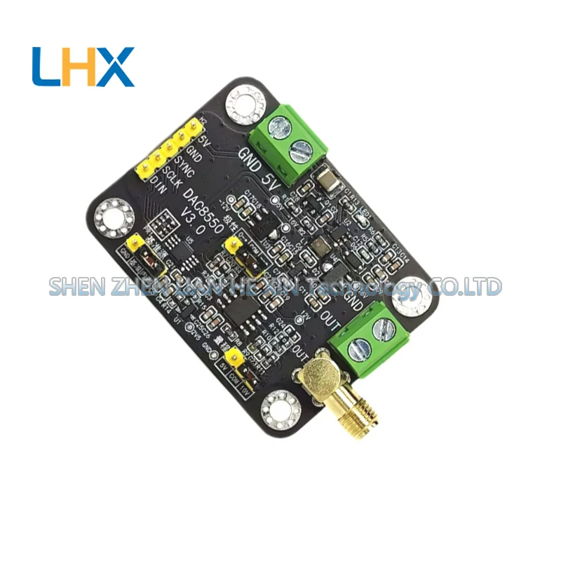 DAC8550 high precision 16 bit single channel digital to analog converter module voltage output DAC can be positive and negative