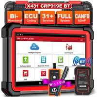 LAUNCH X431 CRP919E BT Car Diagnostic Tool OBD2 Scanner DBScar VII VCI Auto with Active Test ECU Coding CANFD DOIP 31+ Reset