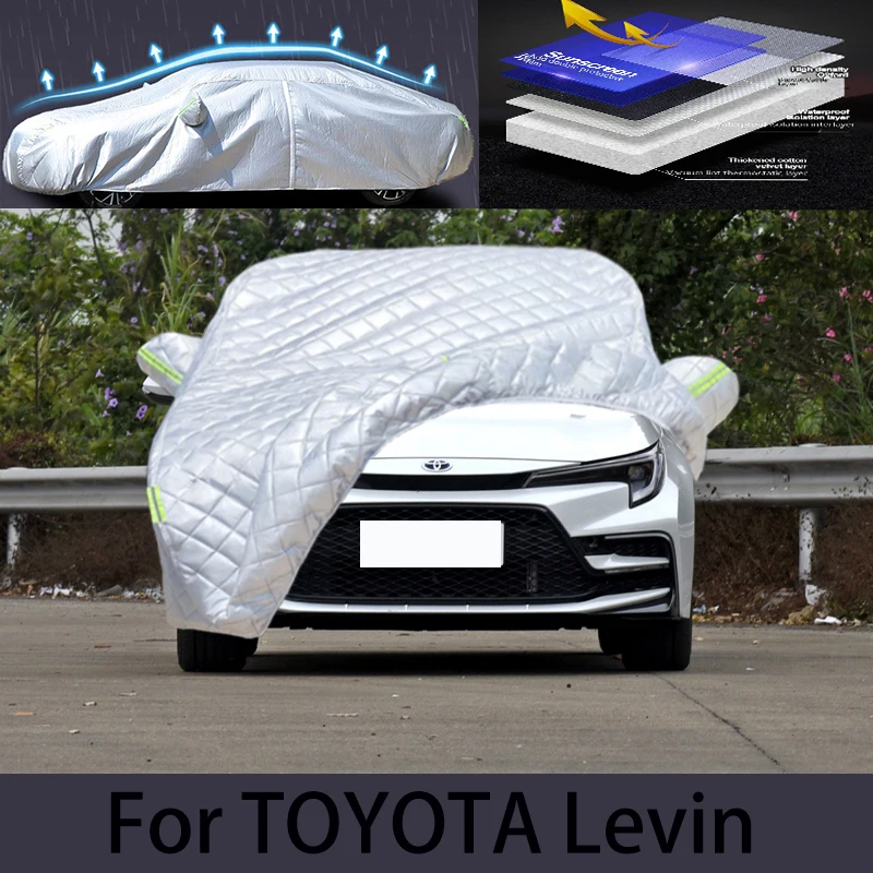 

For Toyota Levin Car hail protection cover Auto rain protection scratch protection paint peeling protection car clothing