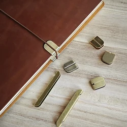 Retro Bronze Metal Notebook Diary Photo Album Corner Protection Edge Protection Decoration