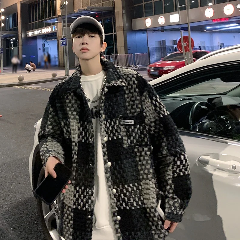 

Мужская куртка Cleanfit Baroque Sle: модная молодежная модель свободного кроя с длинными рукавами, на одной пуговице, водоотталкивающая, весна-осень