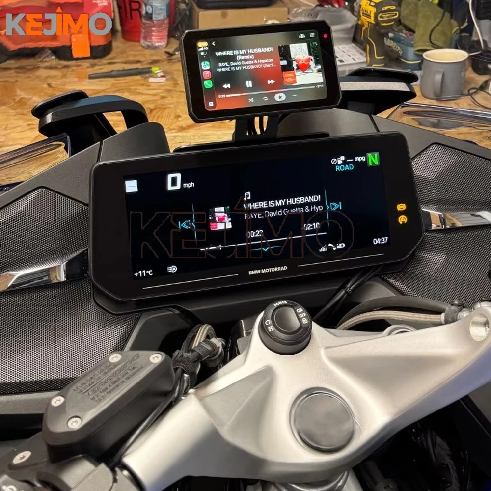 FOR BMW K1600GT K1600GTL K1600B Grand America R1250RT 2022-2026 Wireless Charging Stand R1300RT 2026 2027 GPS Navigation Bracket