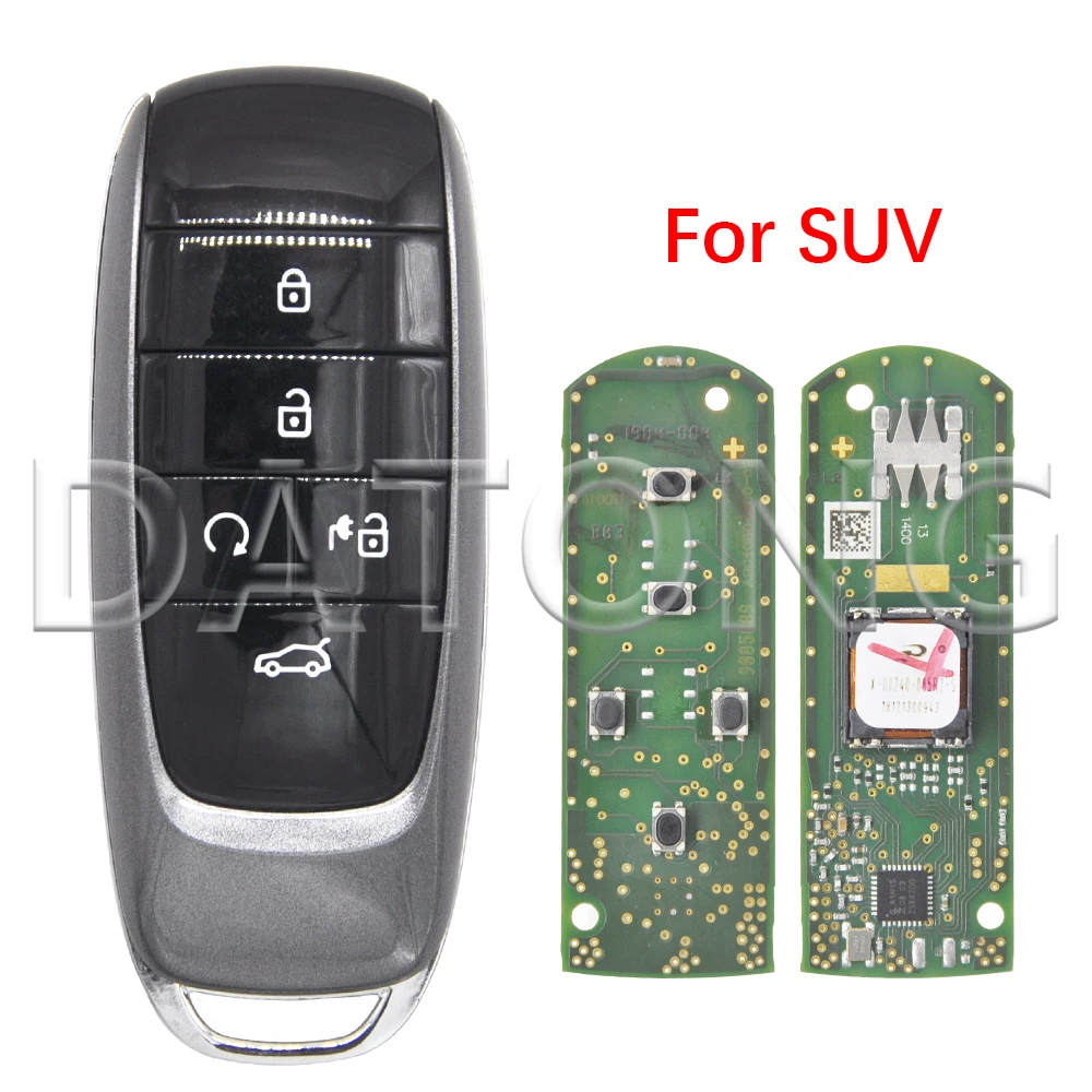Datong World-llave remota de coche para GAC Trumpchi AION S Y V iA5 LX Hycan 4A, Chip 433MHz, tarjeta inteligente Original Promixity