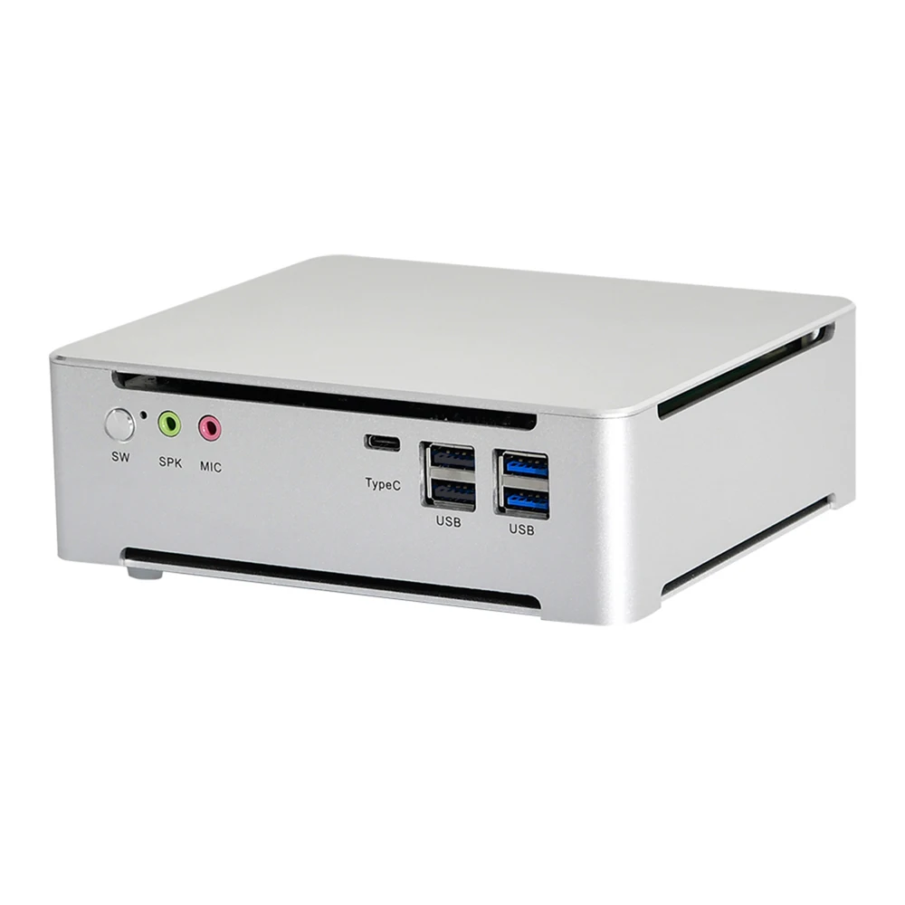 HUNSN 4K Mini PC, Desktop Computer, Server, I7 13620H 1355U, BM21, Windows 11/Linux Ubuntu, WiFi, BT, DP1.4a, HD, 6USB3.0, Type-C, Slimme ventilator