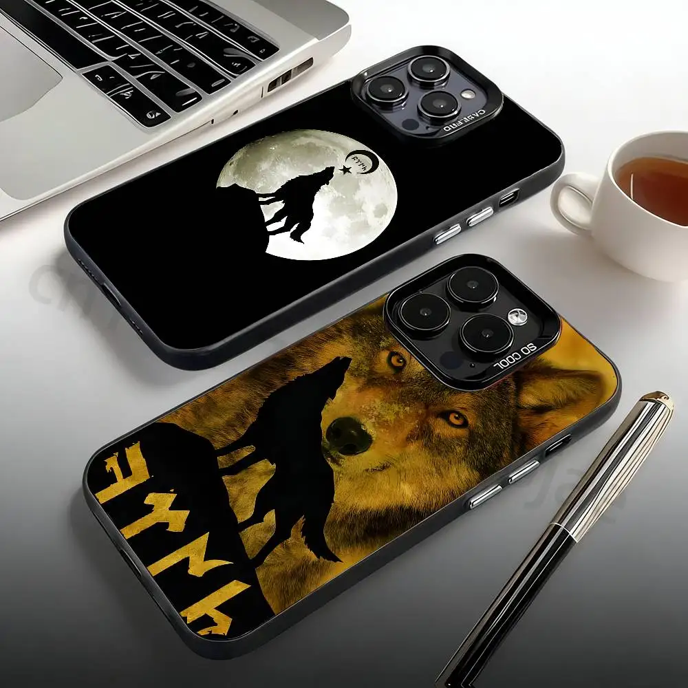 Turk Wolf Turkey Flag Phone Case For iPhone 18 17,16,15,14,13,12,11,Pro,Max,Plus,Mini Candy Matte Shockproof Cover
