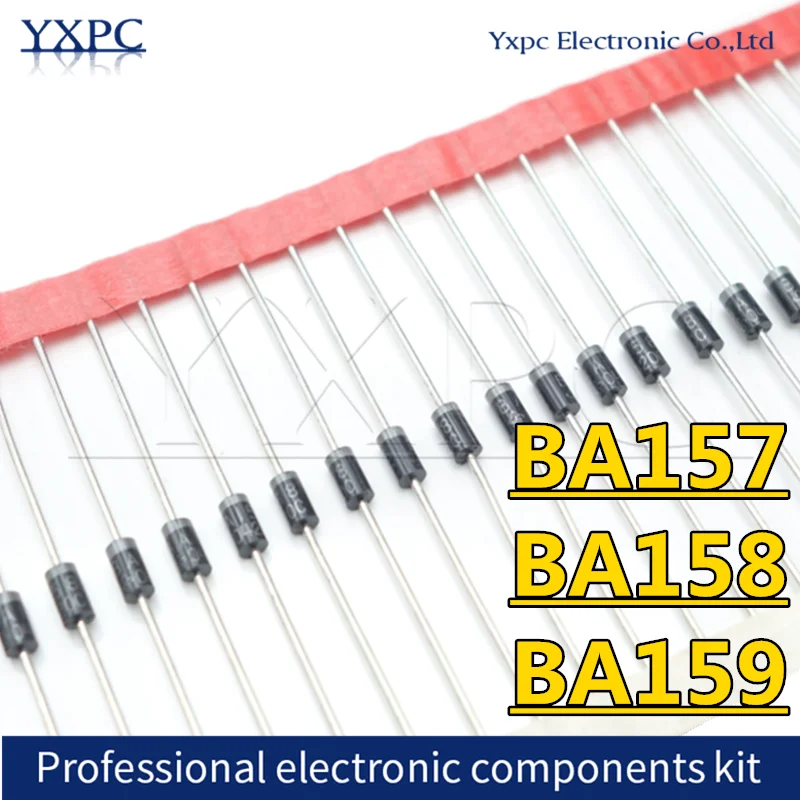20pcs BA157 BA158 BA159 DO-41 fast recovery diode