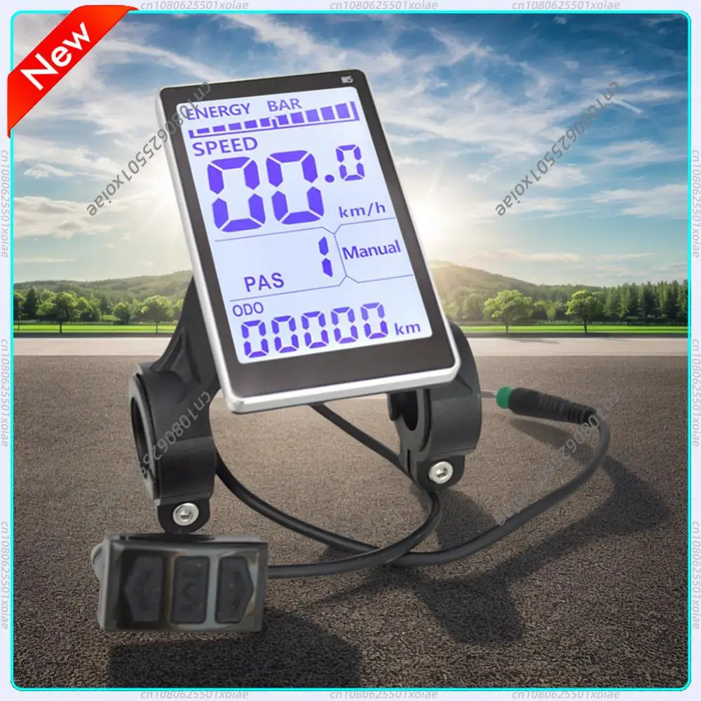 

Electric Bike LCD Display Screen 24-48V E Scooter M5 Panel Waterproof Electric Bike LCD Display Meter for Electric Bike
