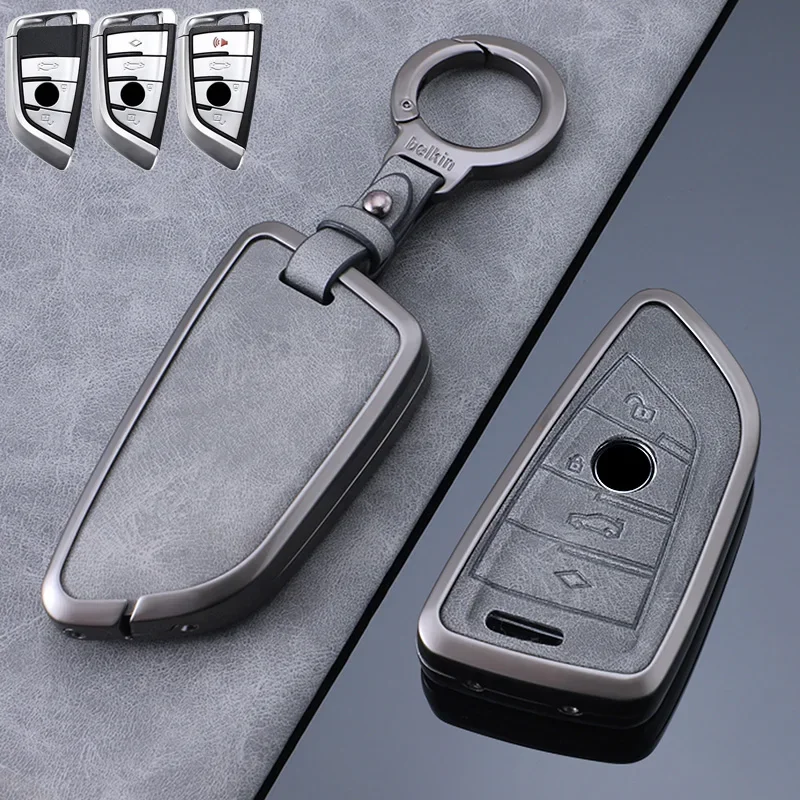 

Zinc Alloy Car Key Case Cover for BMW X1 X3 X4 X5 F15 X6 F16 G30 7 Series G20 G30 G01 G02 G05 G11 G32 520 525 F30 118i 218i 320i