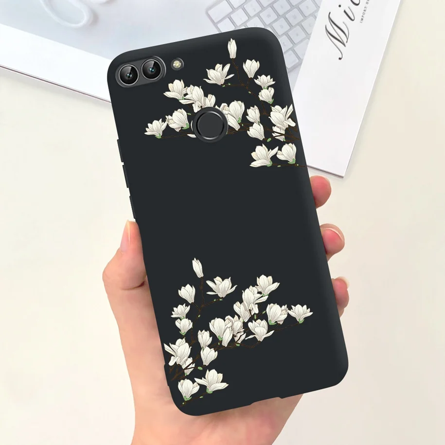 For Huawei P Smart Case Lovely Duck Cat Dinosaur Shockproof Silicone Soft Matte Cover For Huawei PSmart 2018 Coque FIG-LX1 Funda