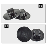 PVC Motor Mount 2pcs for Kayak Inflatable Boat Canoe Accessories Compatible with Motors up to 0 7 Inch Diameter