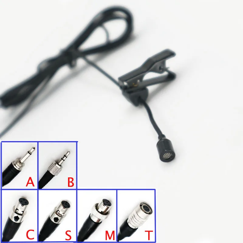 ميكروفون Lavalier ذو طية صدر السترة أحادي الاتجاه لـ Sennhei ser G1 G2 G3 EW100 300 500