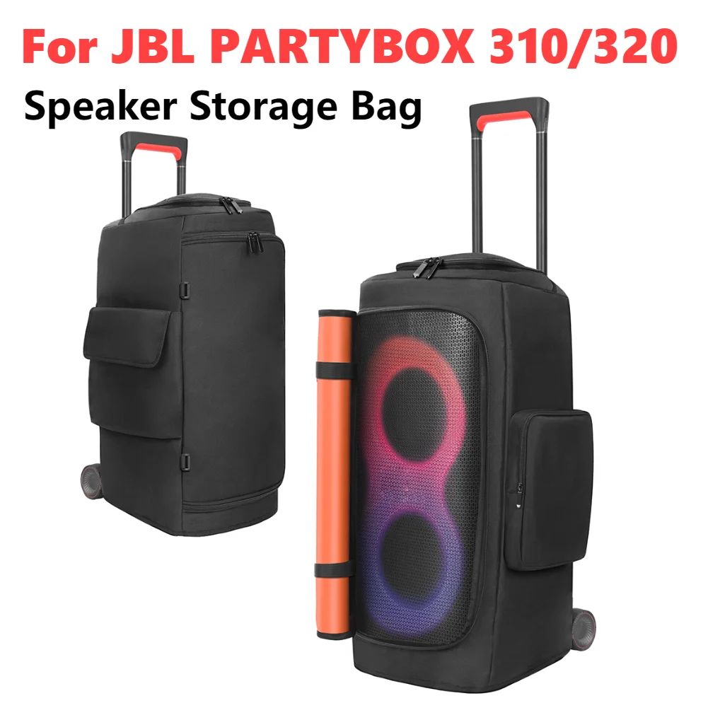 ل JBL PARTYBOX 310/320 المتكلم حقيبة التخزين المحمولة المتكلم الغبار مع هيئة التصنيع العسكري جيب السفر حقيبة واقية غطاء على الوجهين #2