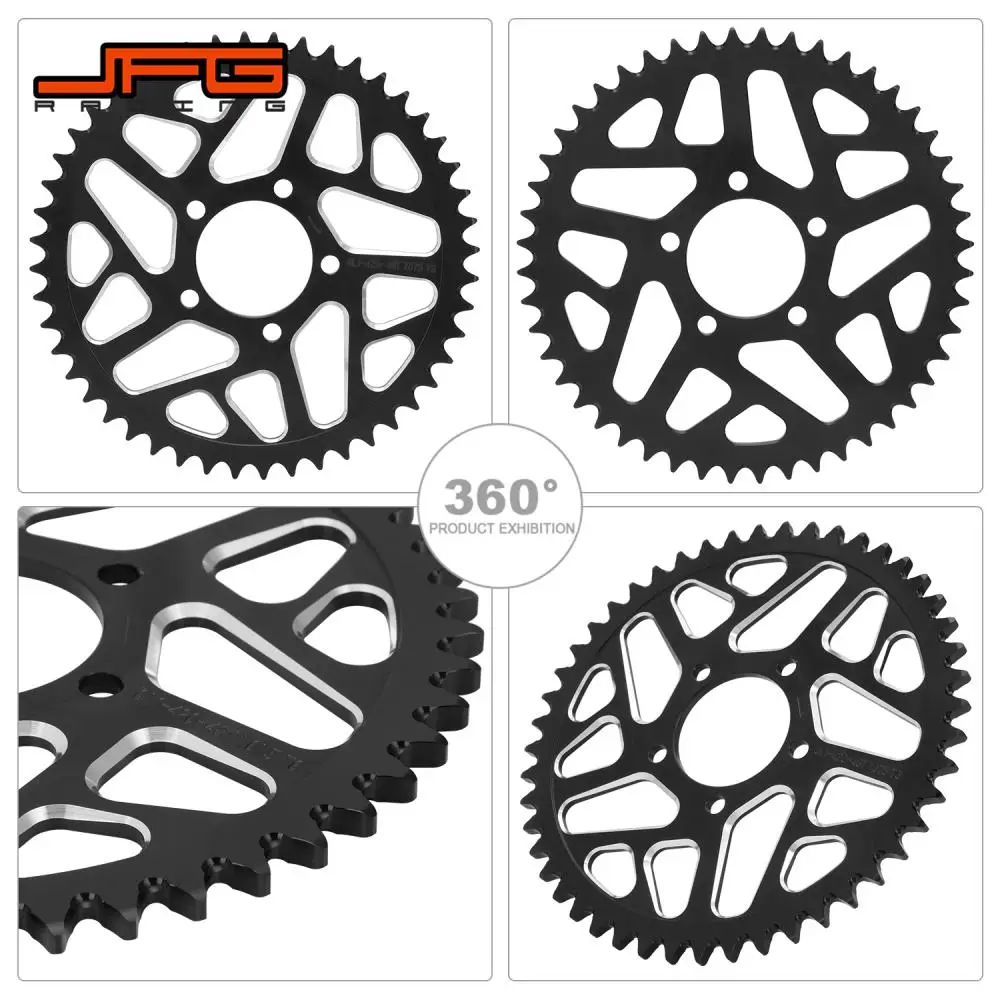 Motorcycle 48T 54T 60T 7075 Aviation Aluminum Alloy Rear Chain Sprocket For Surron Sur-Ron Sur Ron Lightbee X S Segway X160 X260