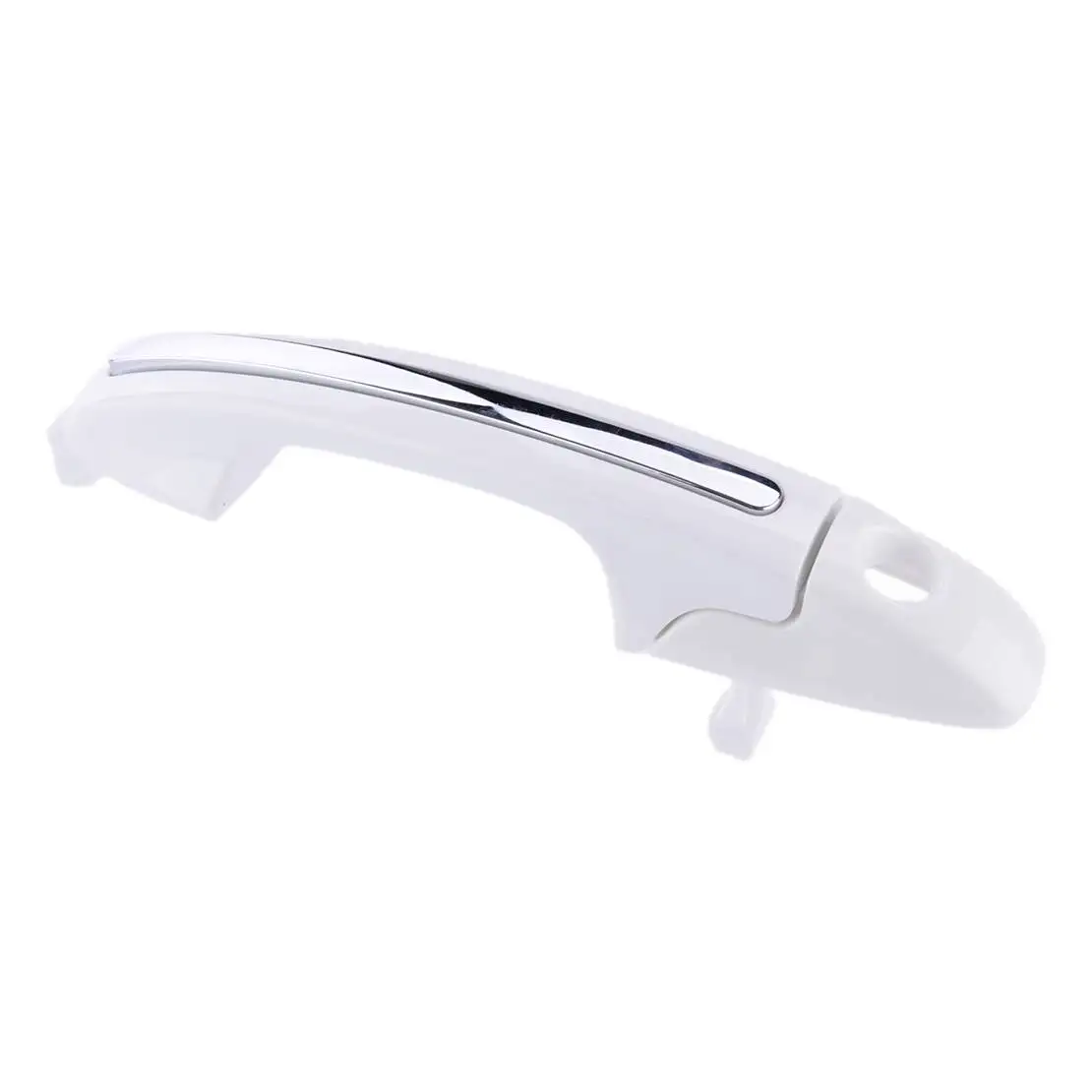 1 Pair White Front Left Right Outer Door Handle Plastic Fit for Foton Tunland Pickup E3 E5