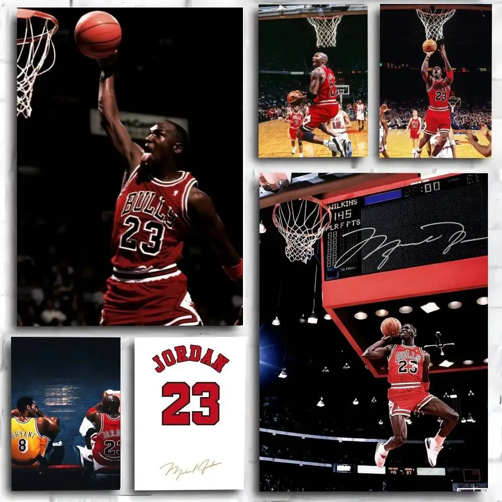star J-Jordan 23 Retro Poster Art Print Anime Style Home Dec