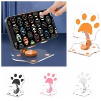 Cat Claw Mobile Phone Holder Adjustable Portable Mobile Phone Bracket Cute Desk Support Cellphone Stand Dormitory/Travel