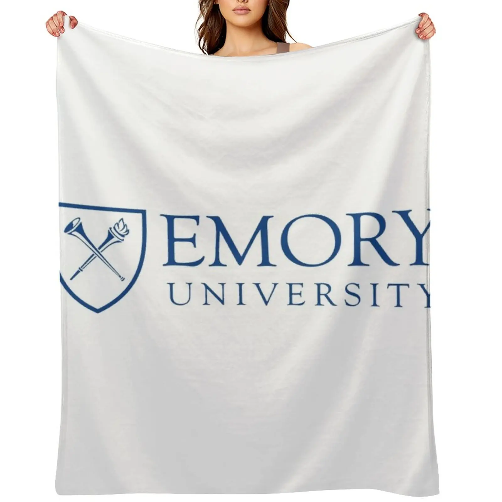emory university merch Throw Blanket Blankets For Sofas heavy to sleep Kid'S bed plaid Blankets