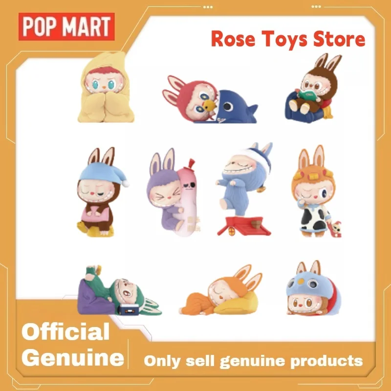 

POPMART Labubu The Monsters 1:00 A.M. Серия слепая коробка игрушка модные фигурки Labbu настольная модель загадочная коробка милый орнамент подарок