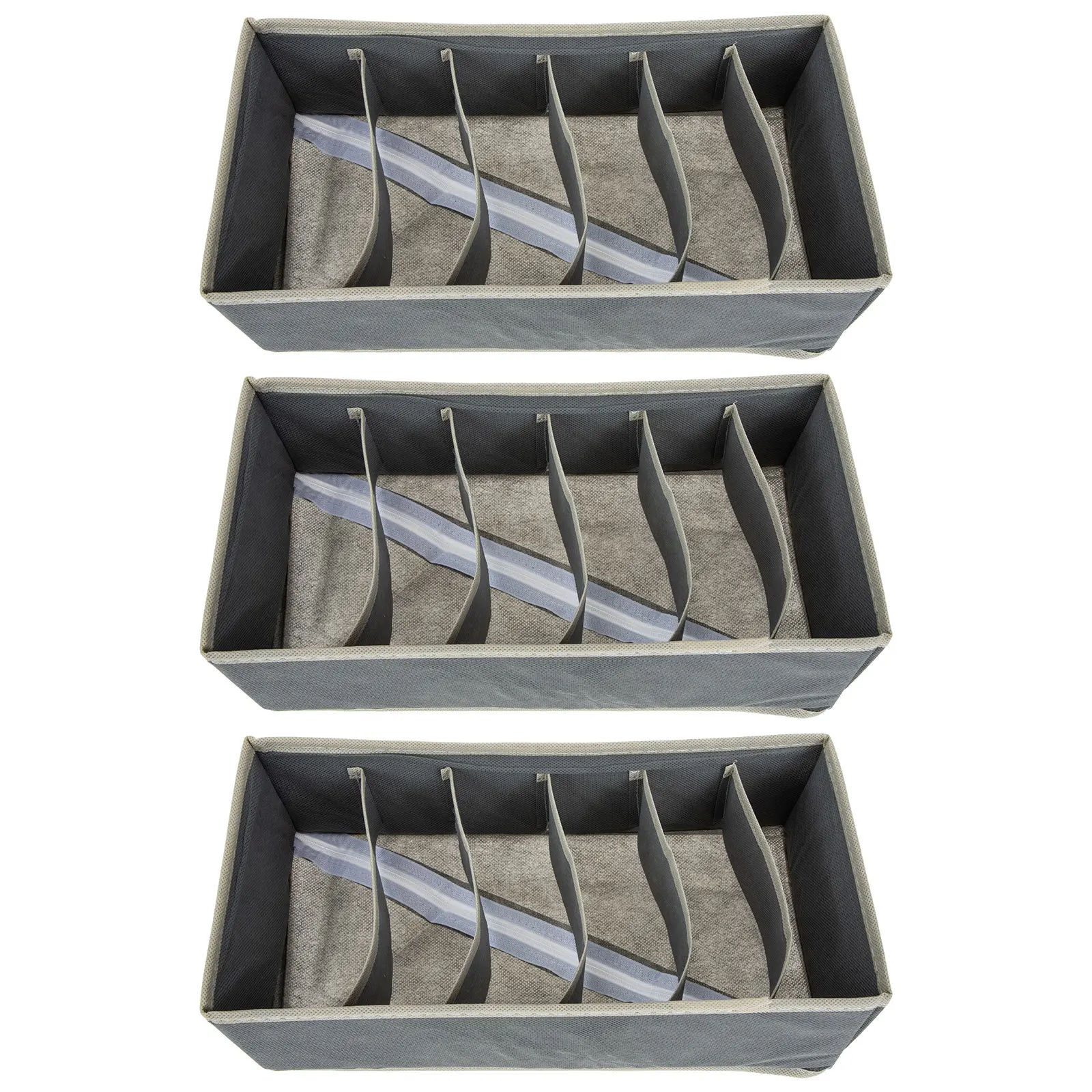 3pcs Bra For Drawer Underwear Storage Box Sock Bra Organizer For Drawer Organizer Non-Woven Fabric Home Houseware Supplies