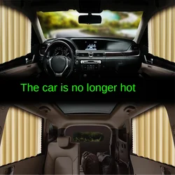 Car Window Sunshade Curtain Universal Side Window Sun Shade Cover Magnetic Car Covers Summer UV Protection For Baby Children