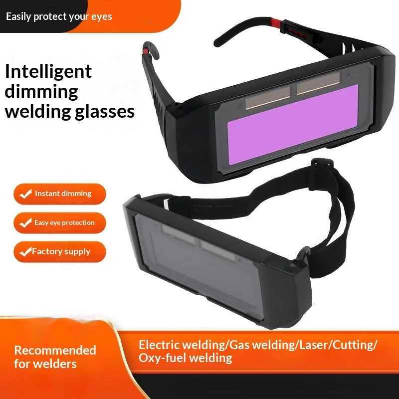 Welding Eyeglasses, Automatic Dimming, Electric Welding Welder, Anti-Strong Light Arc, Eye Protection Discoloration