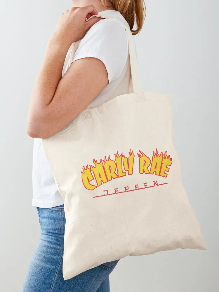 

CARLY-RAE-Essential-T-Shirt Tote Bag Canvas bag for women Woman shopper bag Lady bags tote bags cloth bags